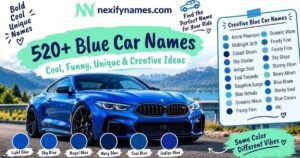 520+ Blue Car Cool, Funny, Unique & Creative Ideas