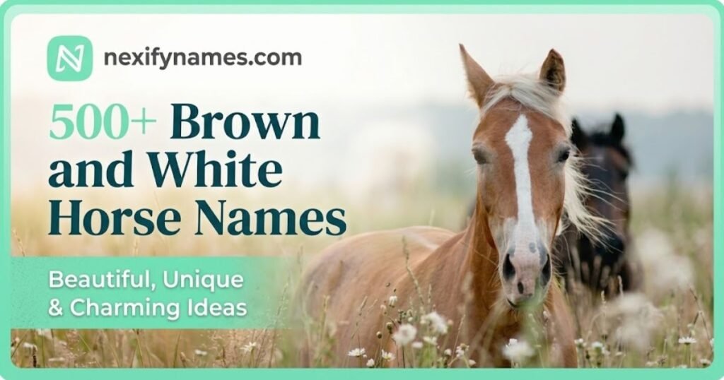500+ Brown and White Horse  Beautiful, Unique & Charming Ideas