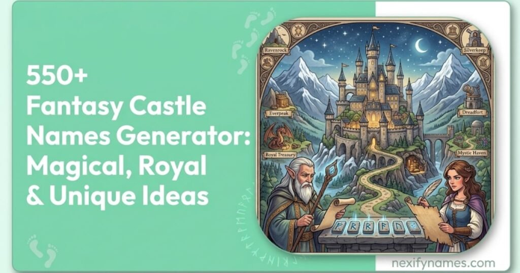 550+ Fantasy Castle Names Generator: Magical, Royal & Unique Ideas