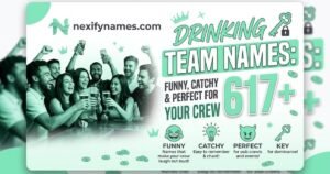 617+ Drinking Team Names That Are Funny, Catchy & Perfect for Your Crew