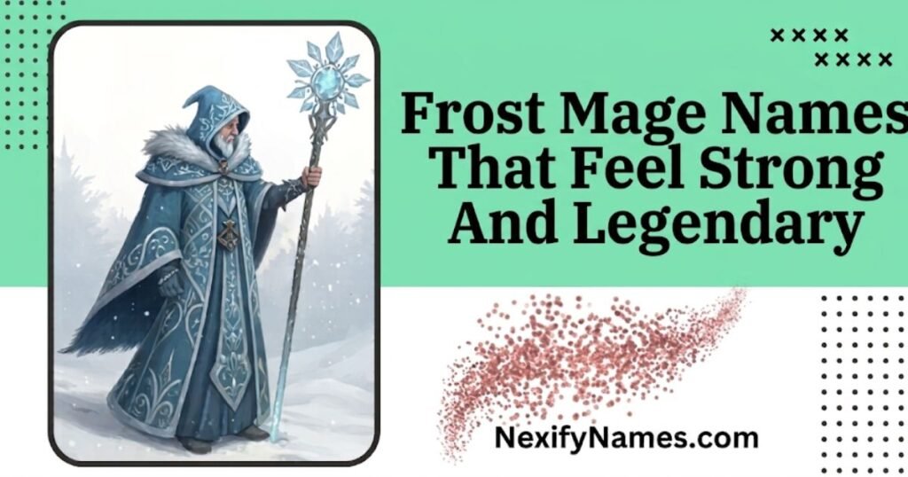 530+ Frost Mage Names That Feel Strong And Legendary