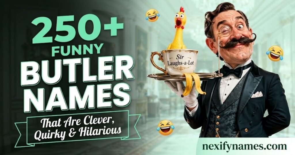  250+ Funny Butler Names That Are Clever, Quirky & Hilarious