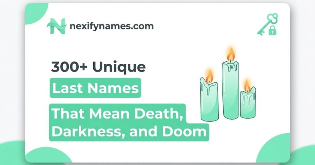 300+ Unique Last Names That Mean Death, Darkness, and Doom