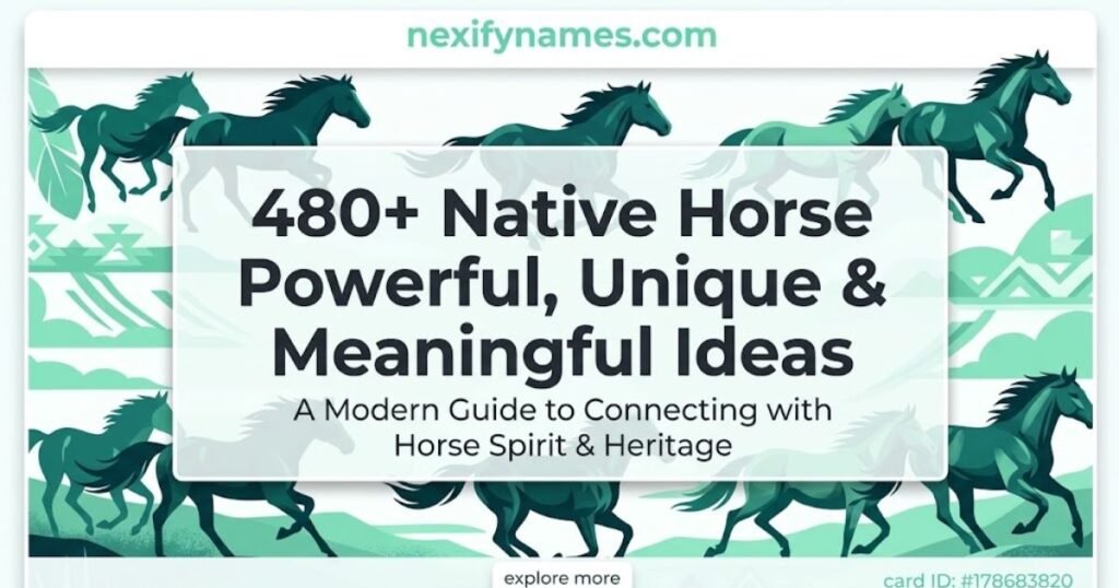 480+ Native Horse  Powerful, Unique & Meaningful Ideas