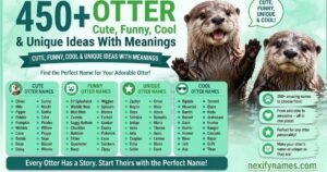 450+ Otter Cute, Funny, Cool & Unique Ideas With Meanings
