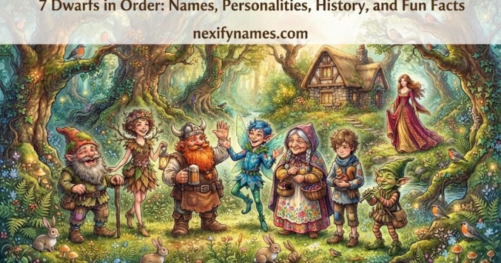 7 Dwarfs in Order: Names, Personalities, History, and Fun Facts