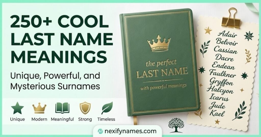 Cool Last Name Meanings: 250+ Unique, Powerful, and Mysterious Surnames