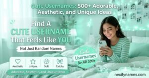 Cute Usernames: 500+ Adorable, Aesthetic, and Unique Ideas