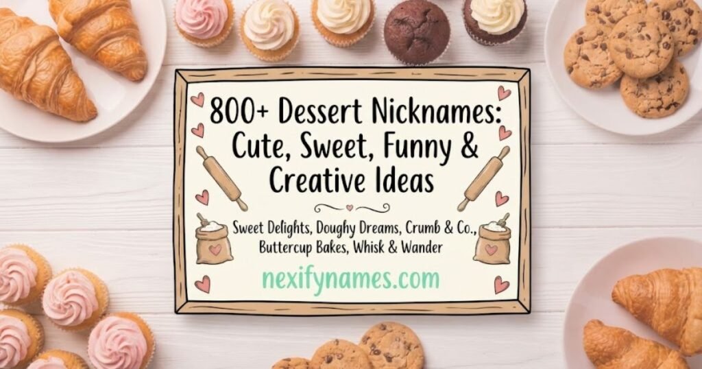 800+ Dessert Nicknames: Cute, Sweet, Funny & Creative Ideas