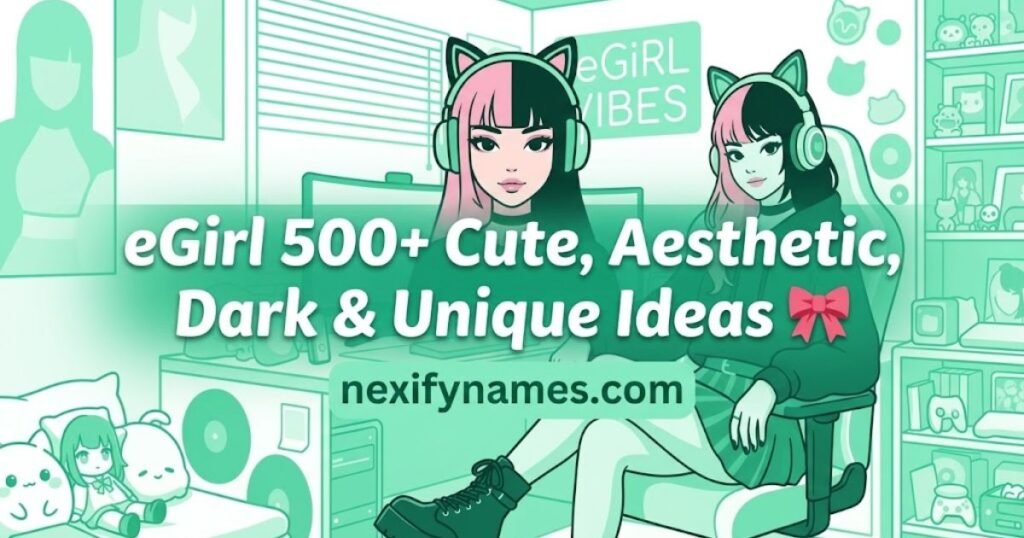 eGirl  500+ Cute, Aesthetic, Dark & Unique Ideas 🎀