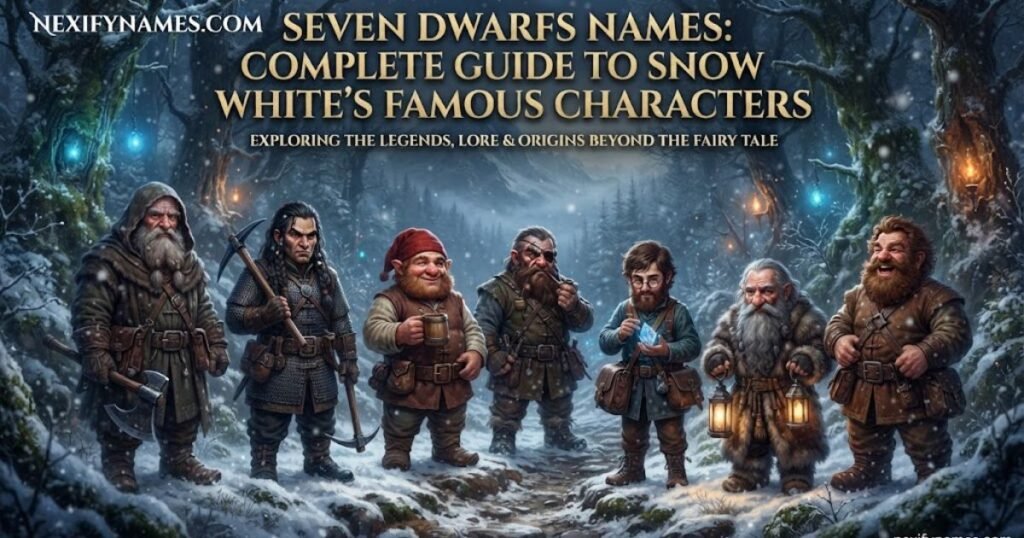 Seven Dwarfs Names: Complete Guide to Snow White’s Famous Characters