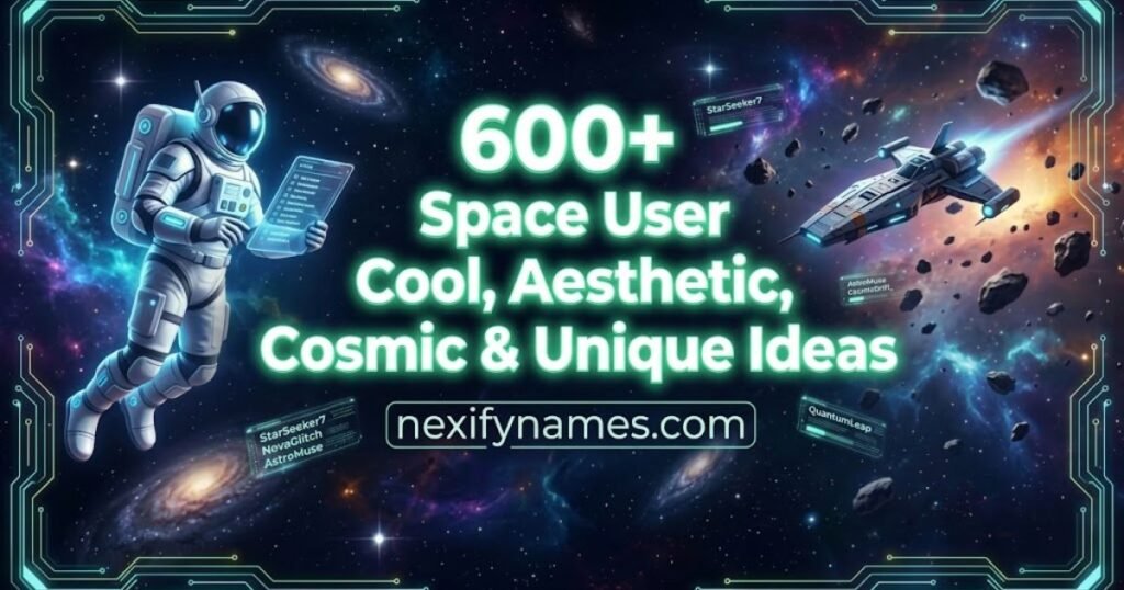 600+ Space User Cool, Aesthetic, Cosmic & Unique Ideas