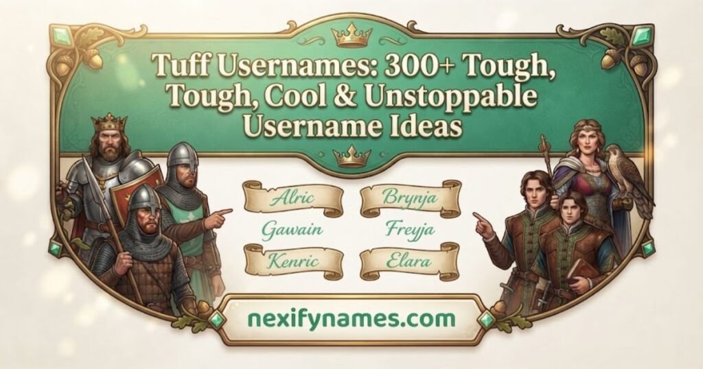 Tuff Usernames: 300+ Tough, Cool & Unstoppable Username Ideas