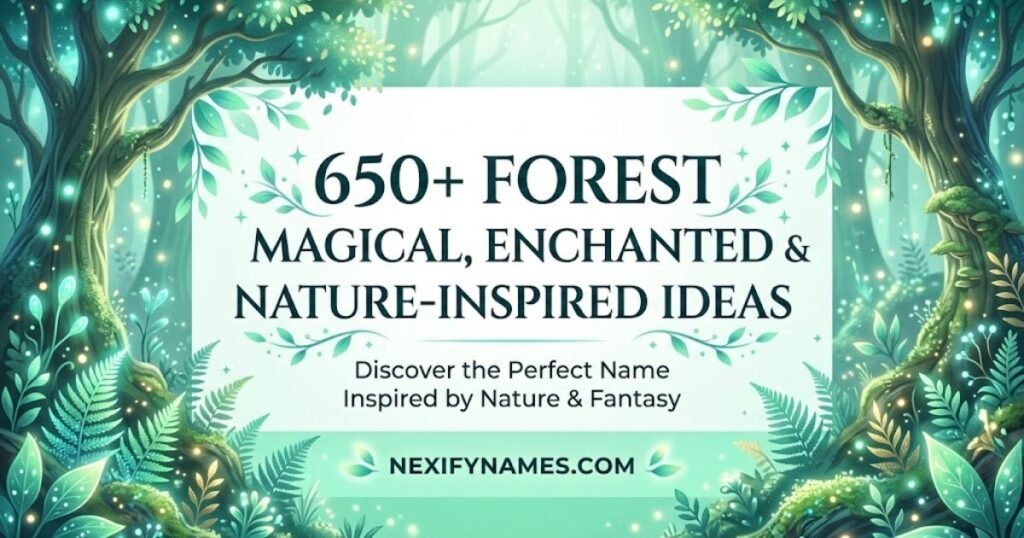 650+ Forest  Magical, Enchanted & Nature-Inspired Ideas
